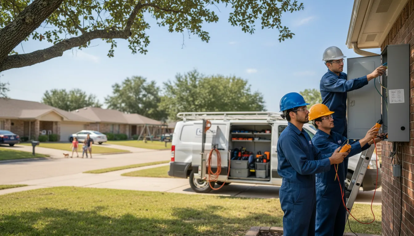 Certified electrician providing emergency electrical services in Olivia, NC